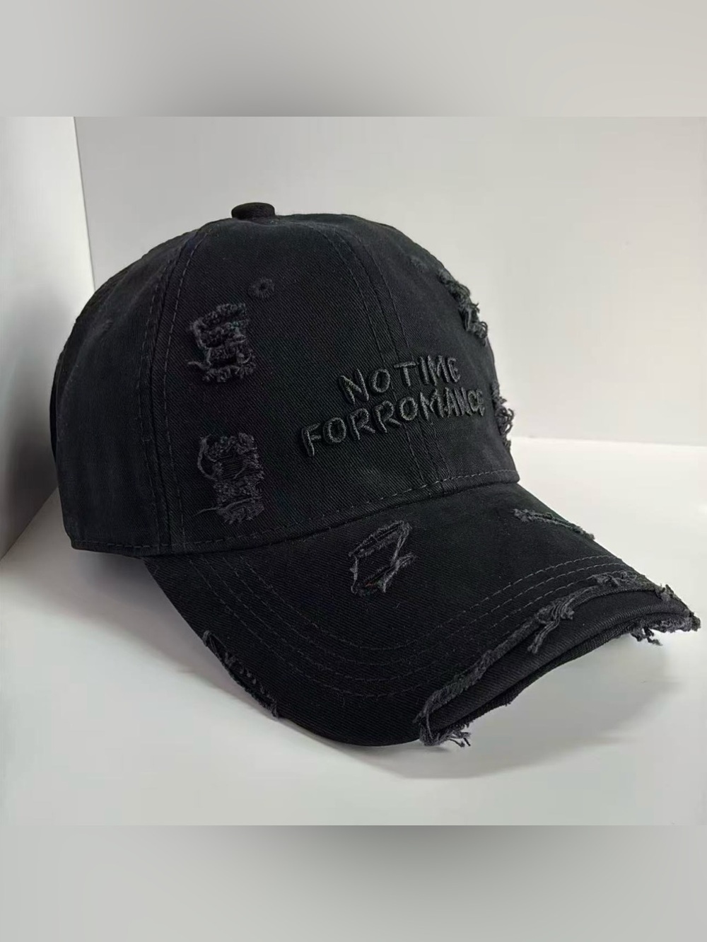 Vintage Distressed Washed Adjustable Baseball Cap for Men Women